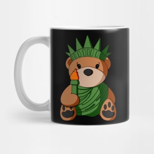 Statue of Liberty Teddy Bear Mug